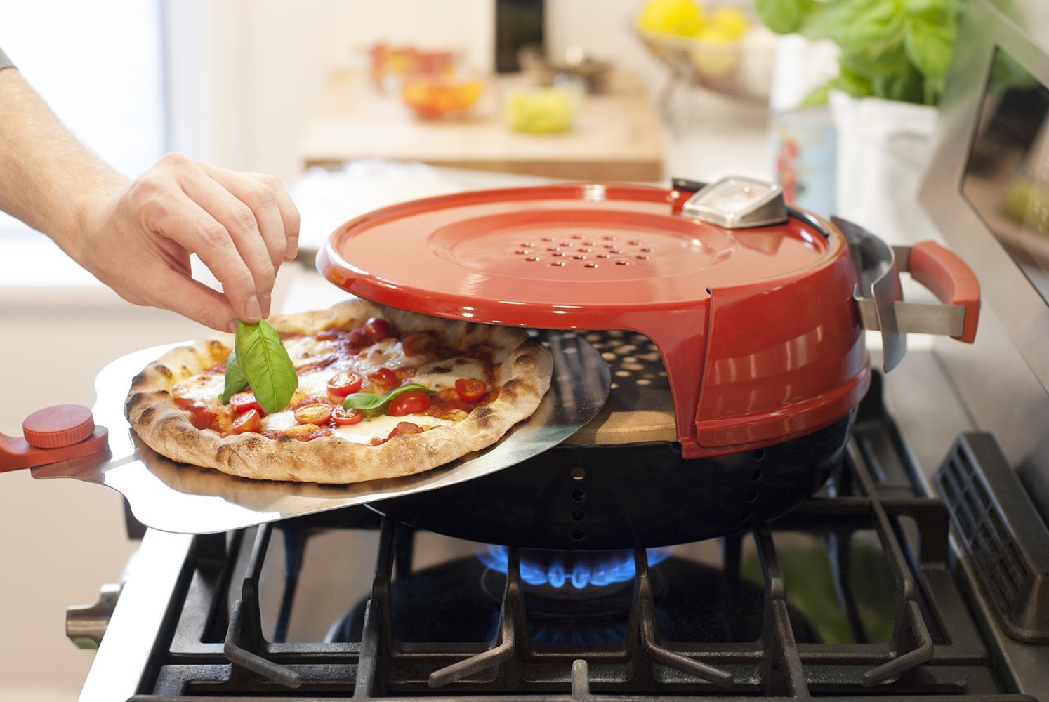 Indoor Pizza Oven Place Right Over Your Stovetop Legit Gifts