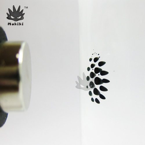 ferrofluid sculptures closeup