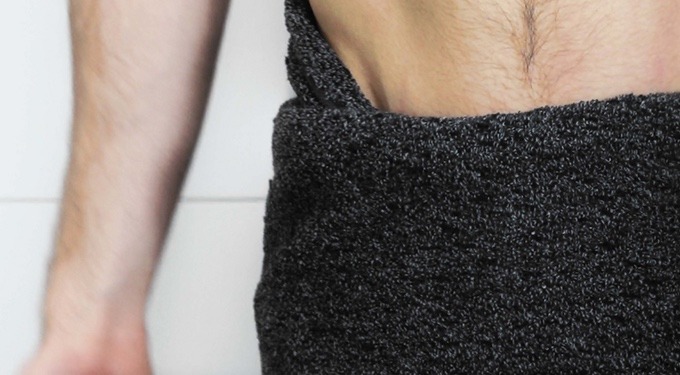 charcoal towel body