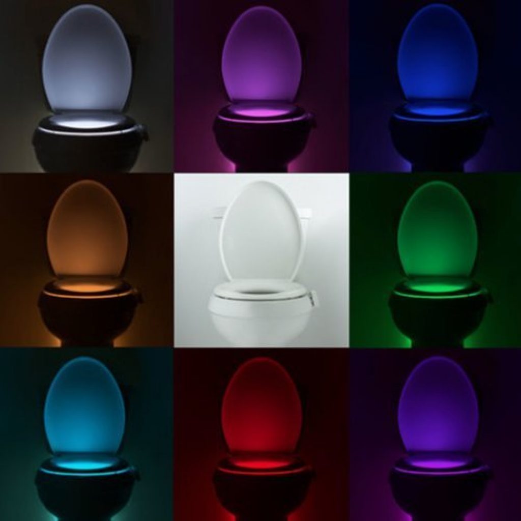 Illumibowl toilet night light colors