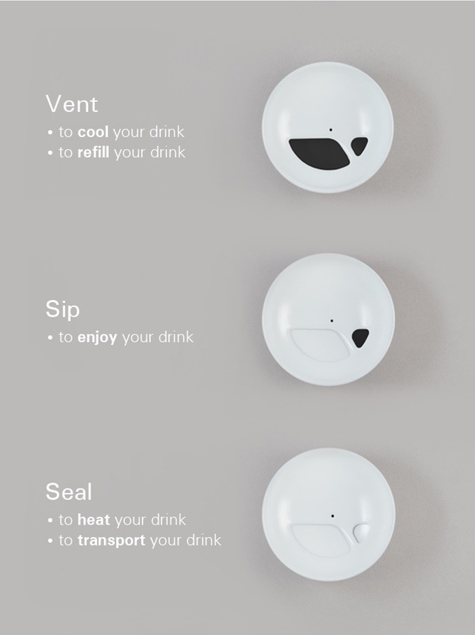 Jul Heated Smart Mug lid control