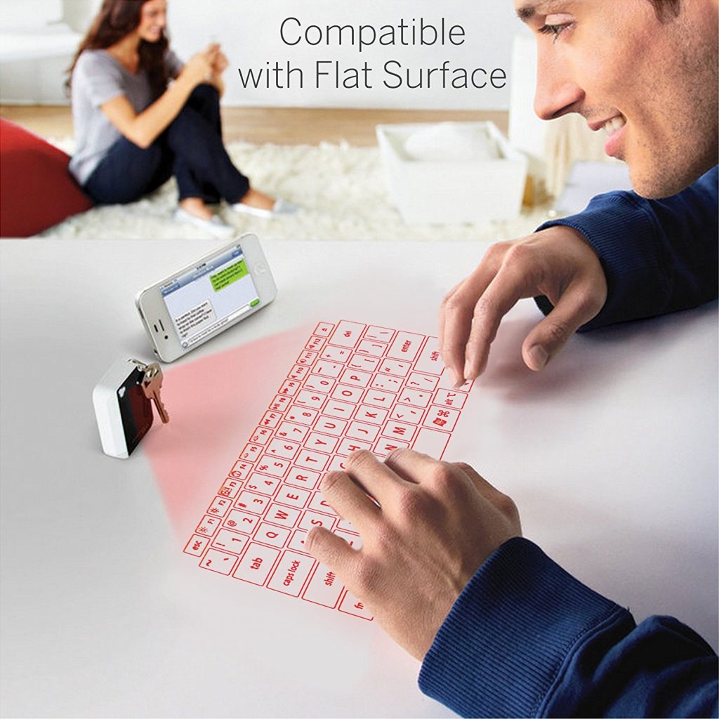 Virtual laser Keyboard Projection Surface