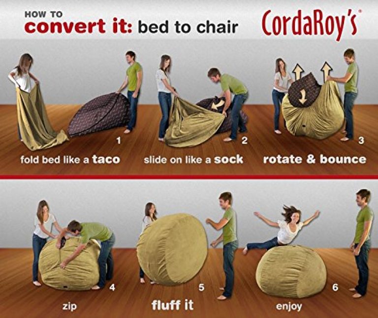 Convertible Bean Bag Chair That Turns Into Mattress Legit Gifts