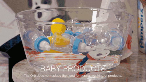 orb germ-killing uv light ball baby products