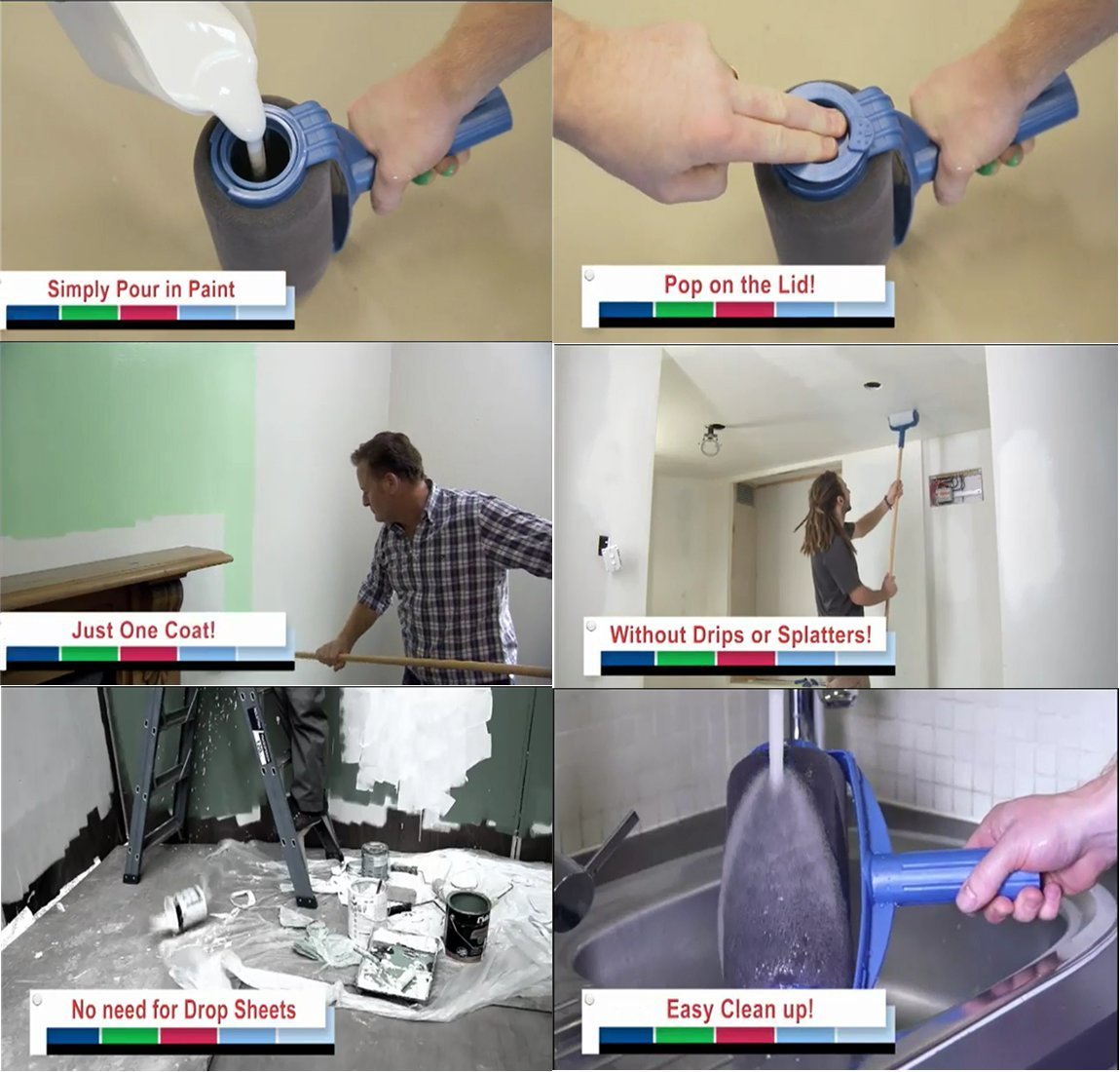 Paint Runner Pro No Prep, No Mess, No Drip Paint Brush Legit Gifts