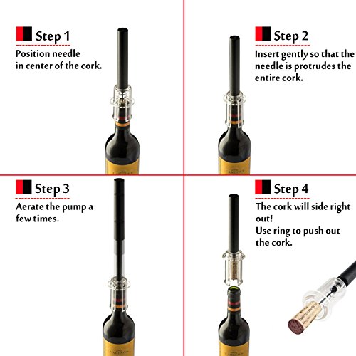 Air Pressure Wine Opener Kit The Easiest Way to Uncork Wine Legit Gifts