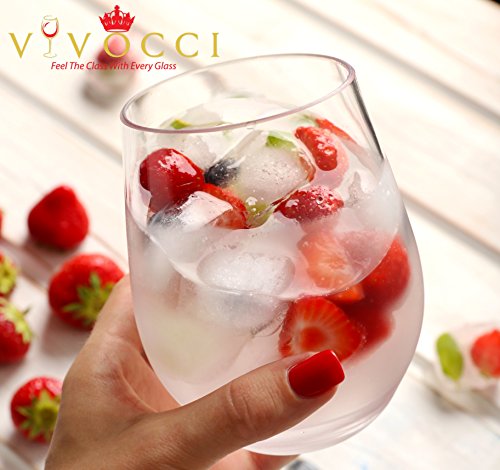 Plastic Stemless Wine Glasses Plastic Stemless Wine Glasses