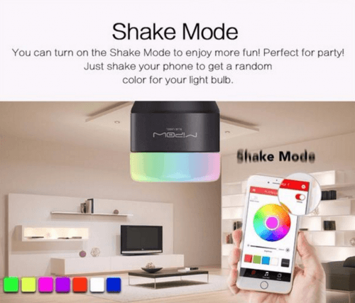 LED Smart Bulb Shake Mode
