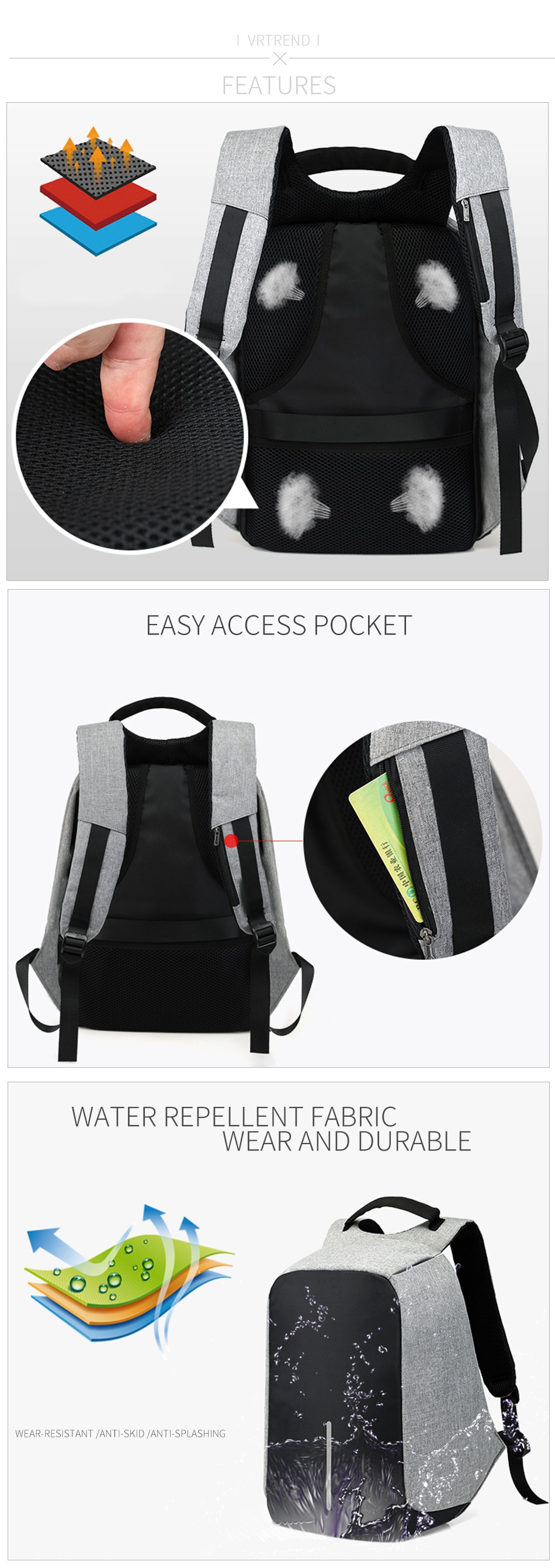 The Diamond Anti-Theft Backpack - Legit Gifts