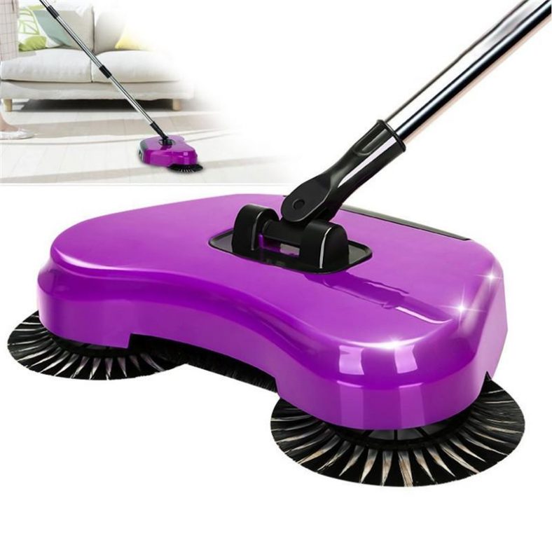 Magic push broom sweeps and cleans without electricity legit gifts