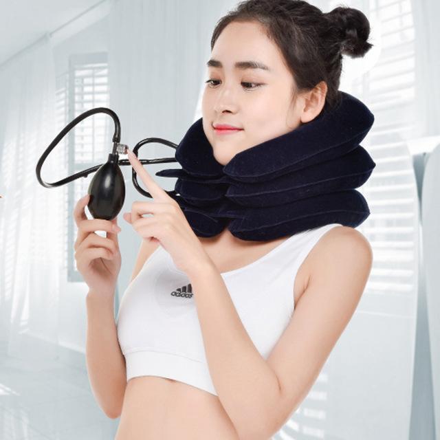 Neck Traction Pillow Aligns The Neck And Spine - Legit Gifts