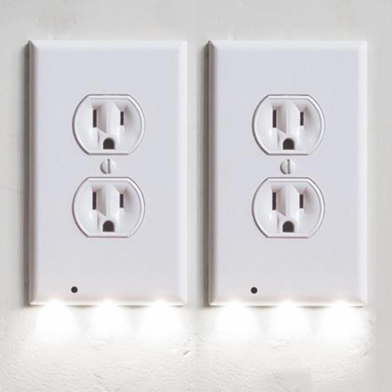 Outlet Night Light Cover Automatically Lights In The Dark - Legit Gifts