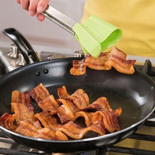2-in-1-Spatula-Tongs-bacon-squeeze