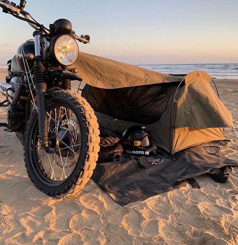 Motorcycle Camping Tent: Goose Wingman Of The Road - Legit Gifts