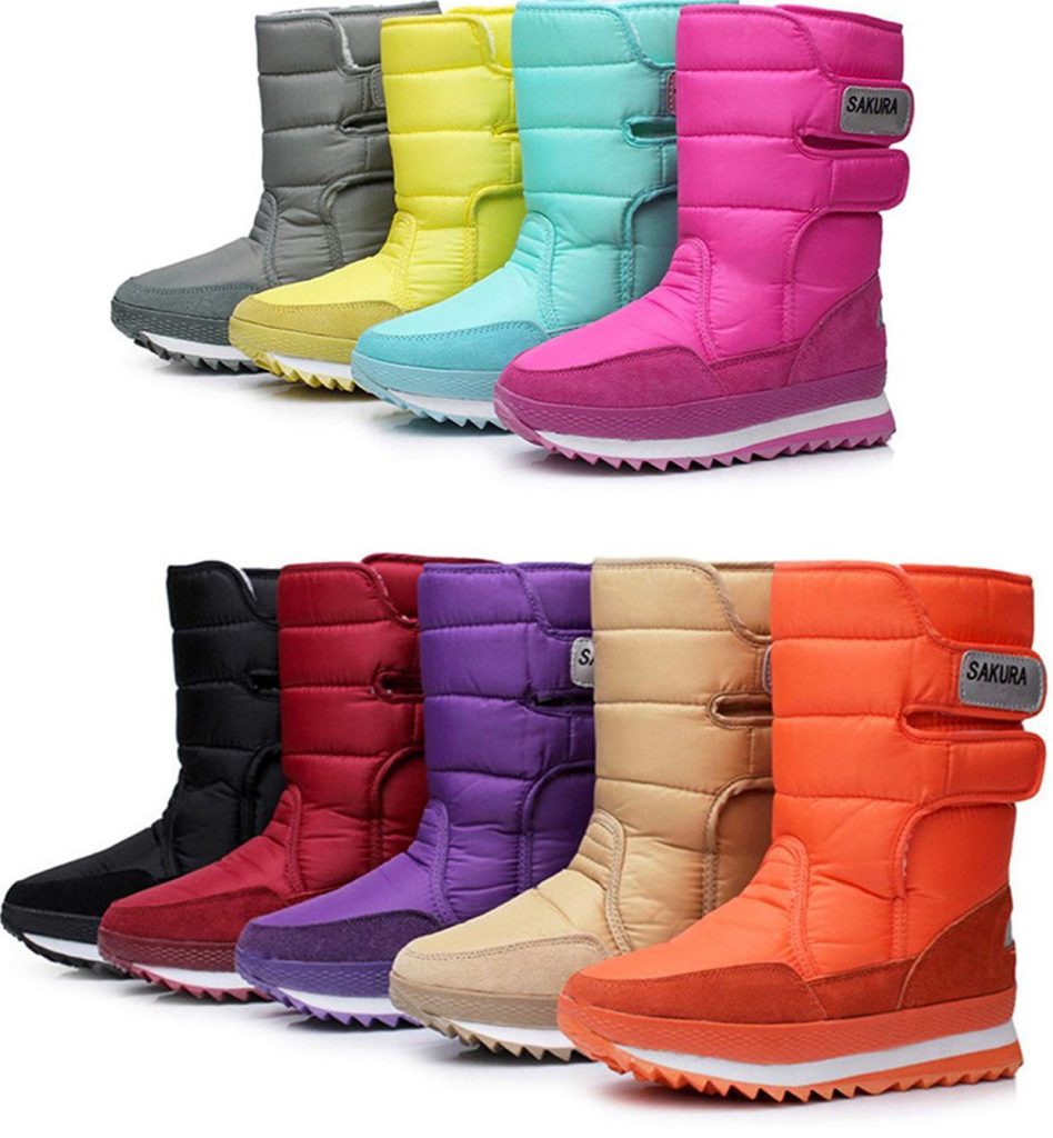 Snow boot in different colors - winter gifts for her