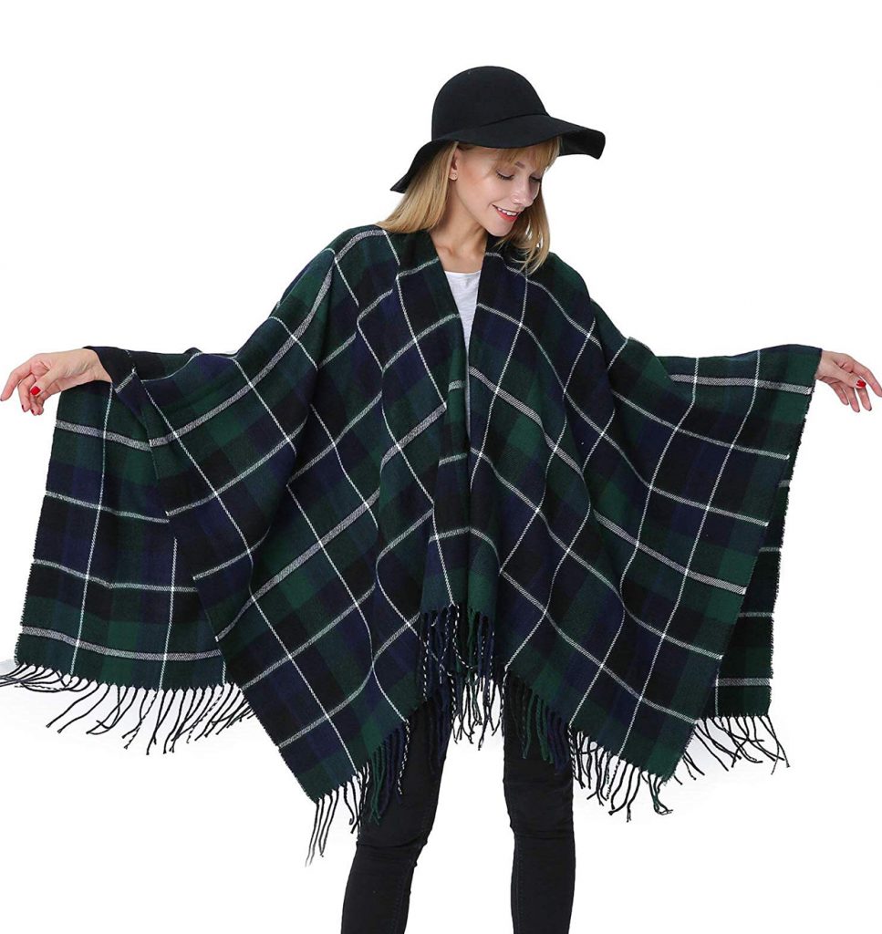 Poncho Scarf - winter gifts for her
