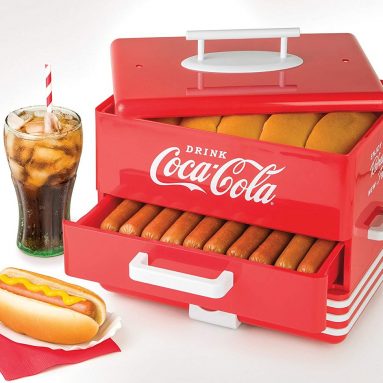 Nostalgia Coca-Cola Hot Dog Steamer