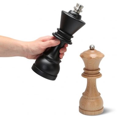 Classy Hammacher Schlemmer Chess Salt and Pepper Mills