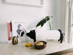 Pig Paper Towel Holder: An Antique Look