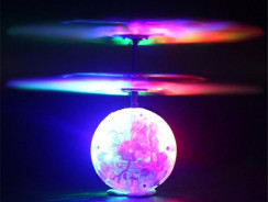 Flying LED Disco Ball Moves With Your Hand