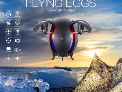 Egg Drone Takes Perfect Selfies