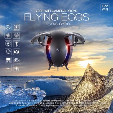 Egg Drone Takes Perfect Selfies