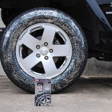 Black Magic Tire Glitter For A Silvery Custom Look