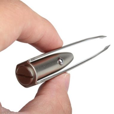 LED Tweezers For Perfect Hair-Plucking
