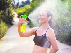 Lunatec Aquabot – High Pressure Multi-Purpose Water Bottle, Personal Mister, Shower and Water Gun