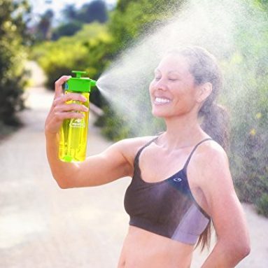 Lunatec Aquabot – High Pressure Multi-Purpose Water Bottle, Personal Mister, Shower and Water Gun