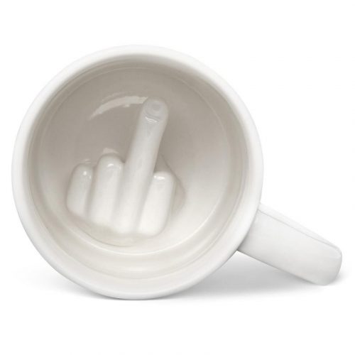 Middle Finger Mug Provokes Instant Laughter