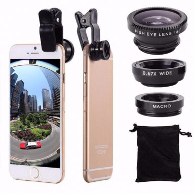 Free 3-In-1 Universal Mobile Camera Lens