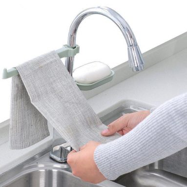 Sink Clip – Towel Rack & Soap Dish Attachment