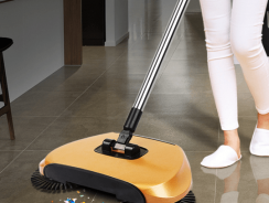 Magic Push Broom Sweeps And Cleans Without Electricity