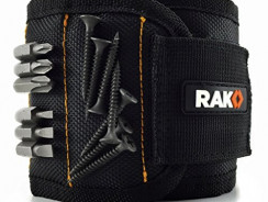RAK Magnetic Wristband with Strong Magnets for Holding Screws, Nails, Drill Bits