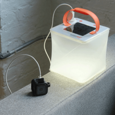 LuminAID Solar Inflatable Lantern and Phone Charger (2-in-1)
