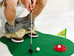 Toilet Golf Lets You Putt While Doing Your Business