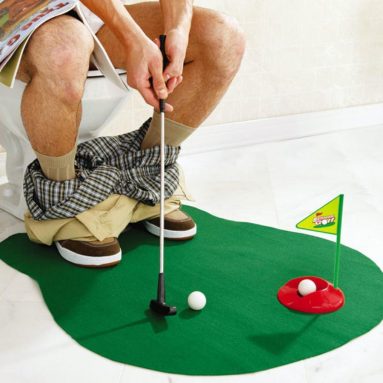 Toilet Golf Lets You Putt While Doing Your Business