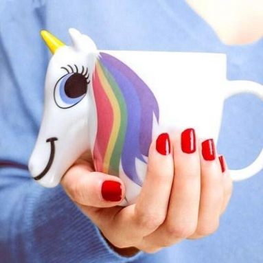 Color Changing Ceramic Unicorn Mug