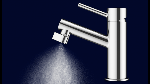 Altered:Nozzle – Same tap. 98% less water