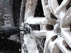 Brush Hero Wheel Brush, Premium Water-Powered Turbine for Rims, Engines, Bikes, Equipment, Furniture and More