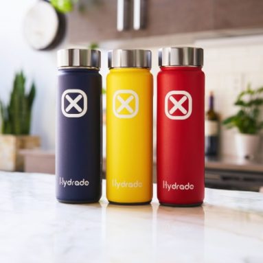 Hydrade, The World’s First Solar-Powered Double Wall Smart Bottle