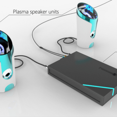 Plasma Speaker (Ionomax) – Desktop Audio System With Plasma Speakers