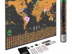 Scratch Off World Map – Track Your Travels